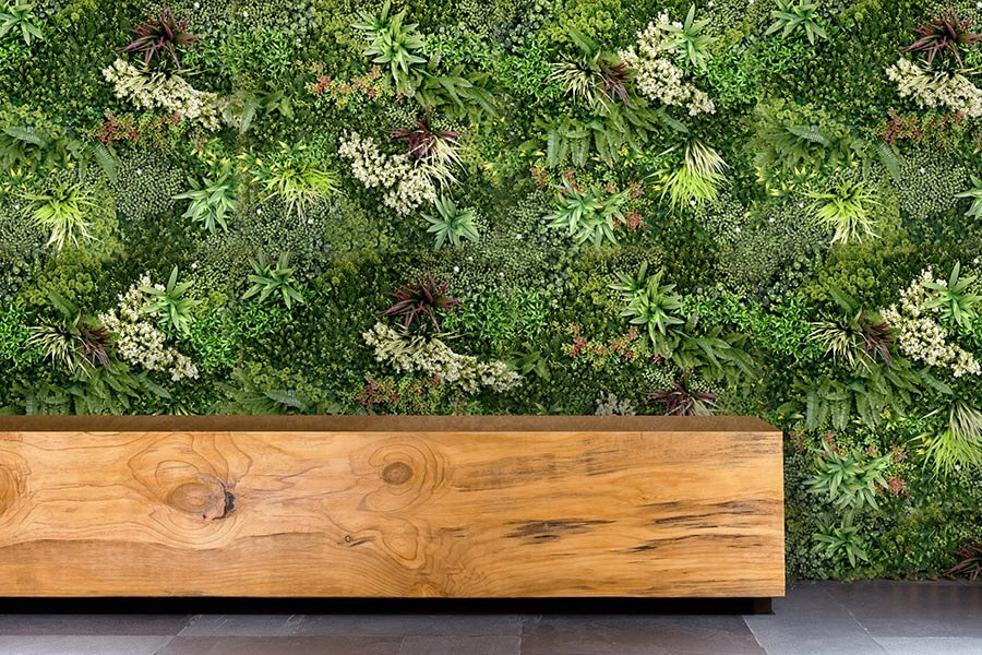 A Very Real Guide to Fake Plants 4 fake plant wall EdenVert