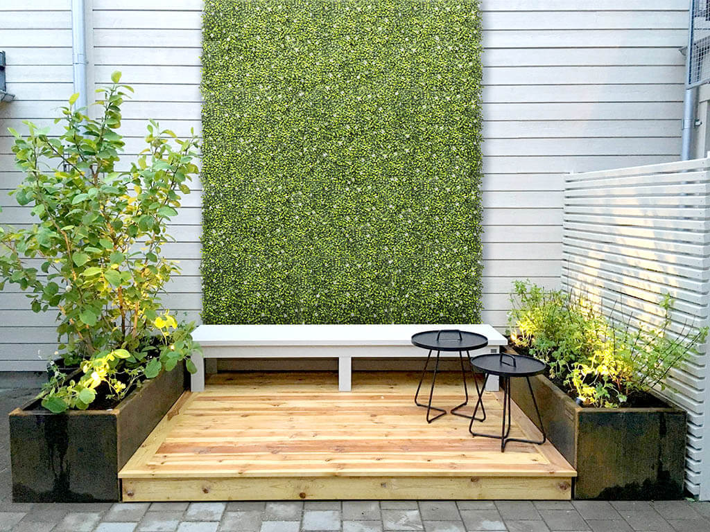 Create an artificial greenery wall in your home