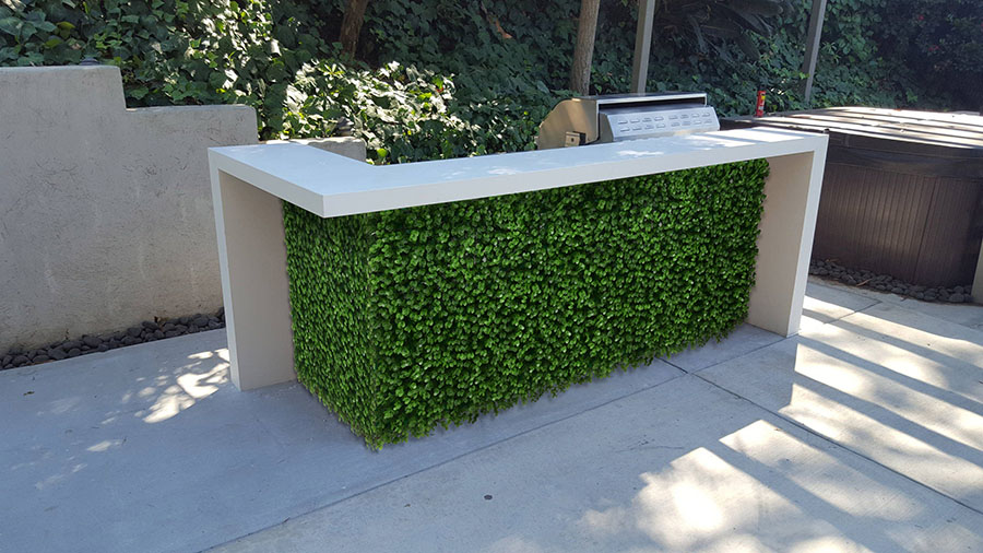 artificial hedge wall