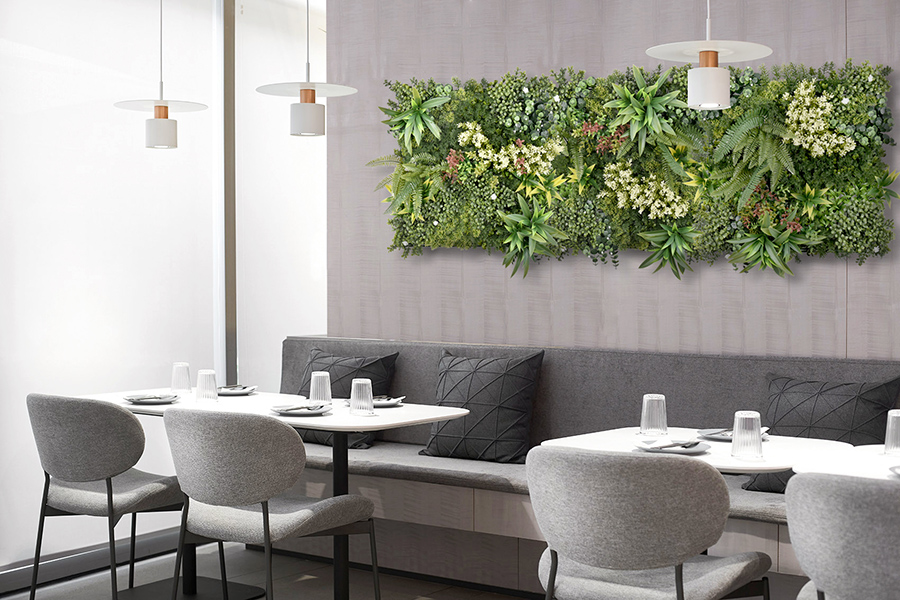 interior artificial plant wall