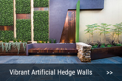 EdenVert Vibrant Artificial Hedge Walls
