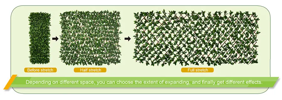 Gain Privacy in a Stylish Way with Artificial Fence 4 EdenVert artificial willow fence