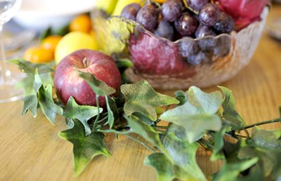 Arrange Artificial Ivy Vine on the Table