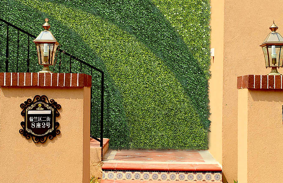 artificial hedge wall