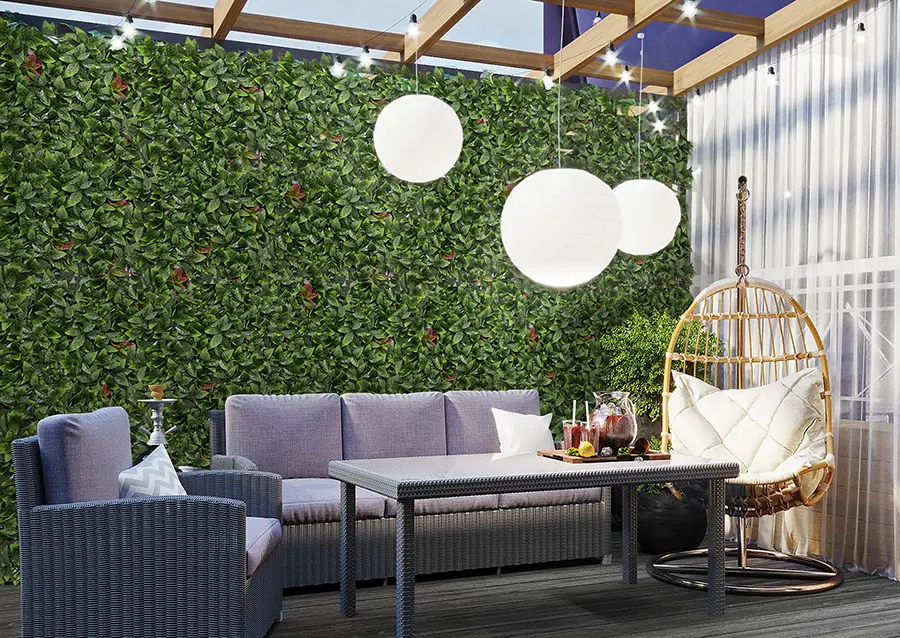 Artificial Plant Wall: Elevate Your Hotel or B&B Ambiance and Decor Effortlessly 5 artificial plant wall for outdoor space