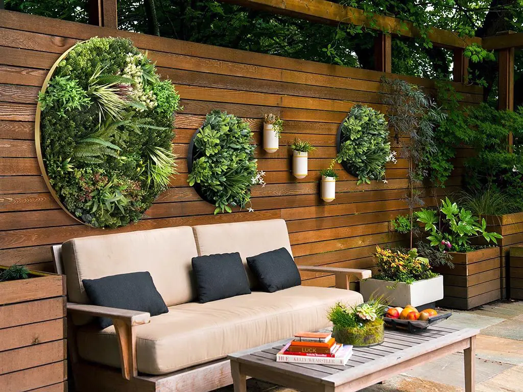 ADORN YOUR SPACE WITH ARTIFICIAL GREEN WALL DISCS 1 artificial green wall discs