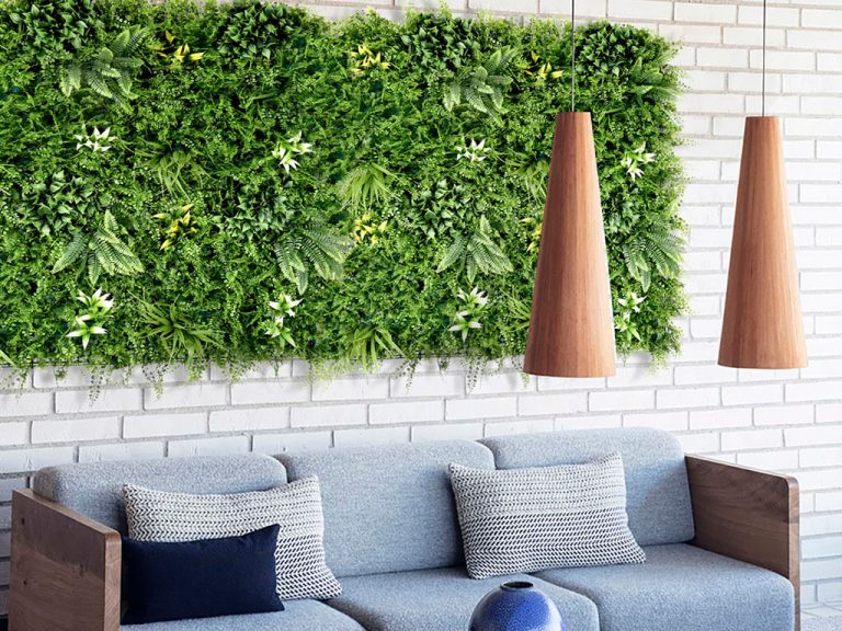 FAKE GREENERY WALL REDEFINES INTERIOR AESTHETICS EdenVert
