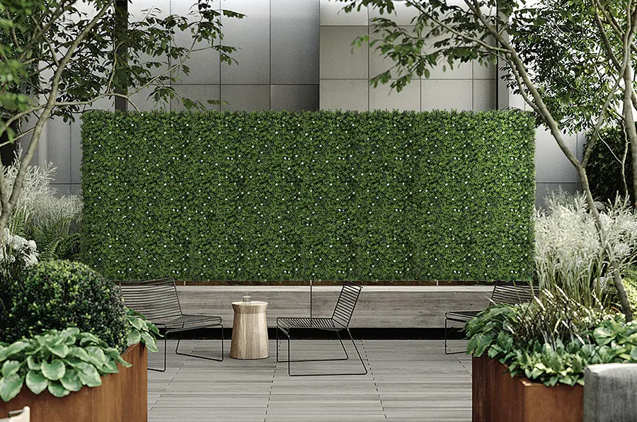 Everything You Need to Know about Artificial Hedging 2 boxwood hedge