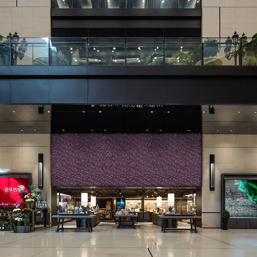 artificial boxwood wall for lobby