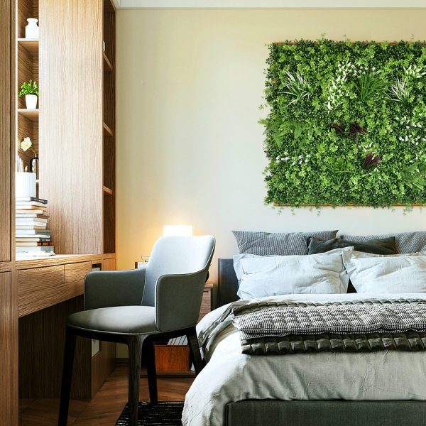 30 Easy and Chic Wall Decor Ideas with Artificial Greenery - EdenVert