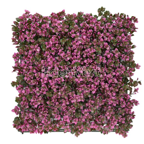 Artificial Purple Pachysandra Hedge Panel