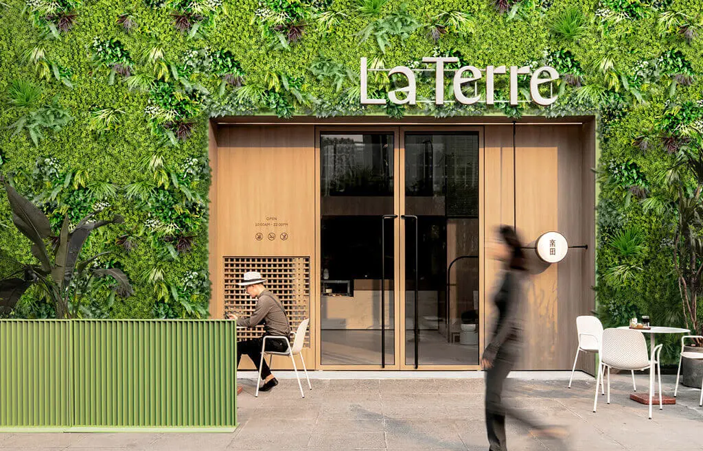 How to Install Artificial Green Wall / Hedge Panels? 22 VERTICAL WALL GARDEN IN COMMERCIAL AREAS