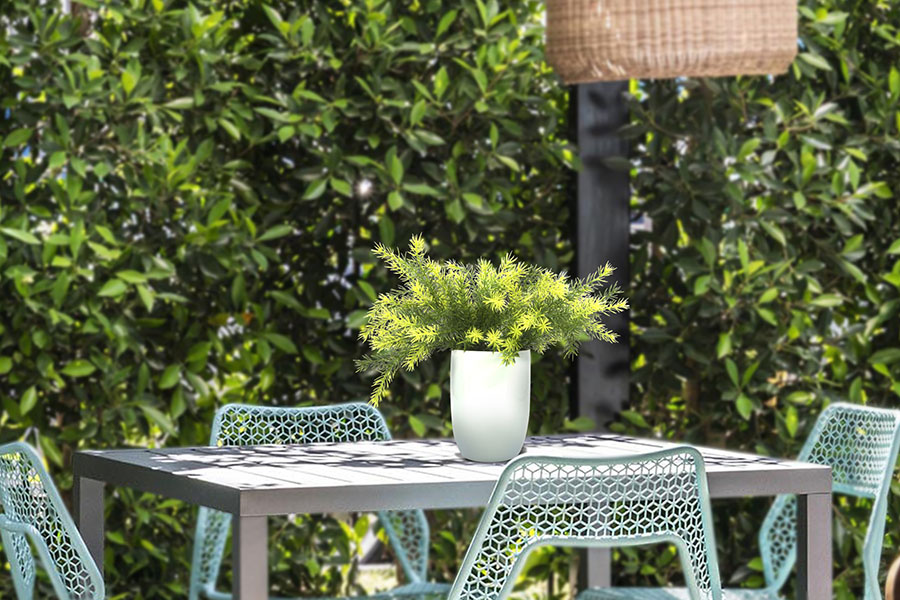 Is it OK to put fake plants outside? 6 fake branches in vase