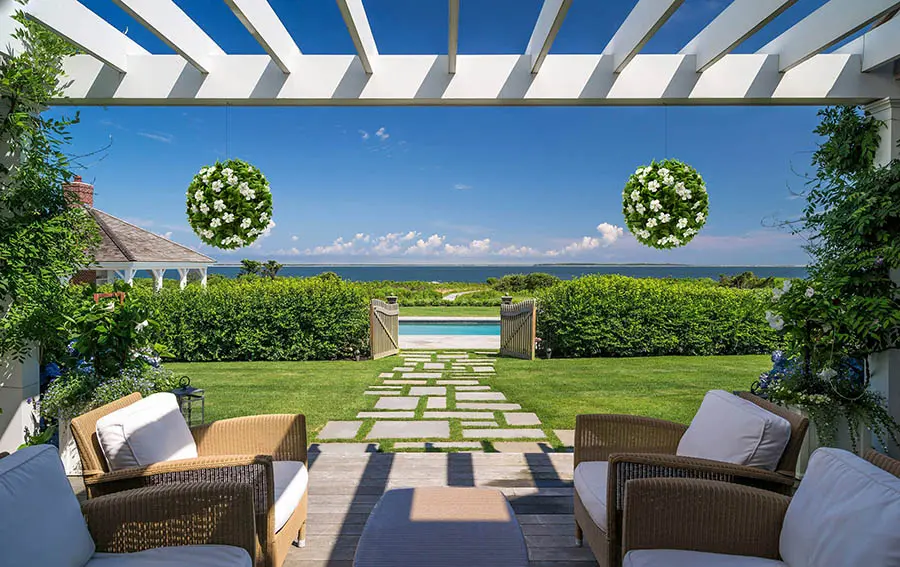 Where is the best place to put fake plants? 2 Hanging baskets