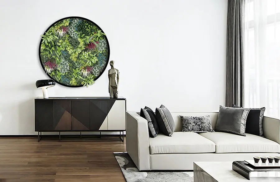 20 Easy Tips for Decorating with Artificial Plants 7 vertical garden frame