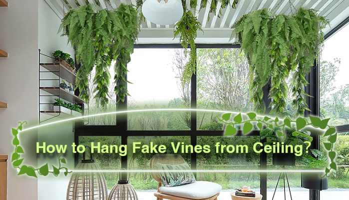 How to Hang Fake Vines from Ceiling