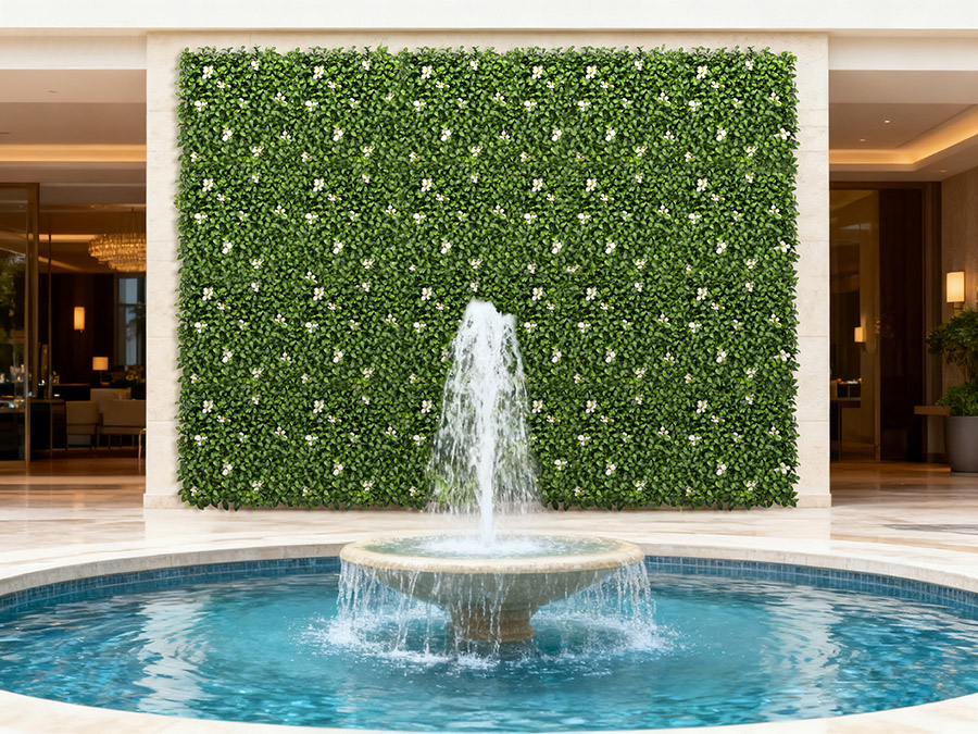 Do artificial plants fade? 6 artificial boxwood