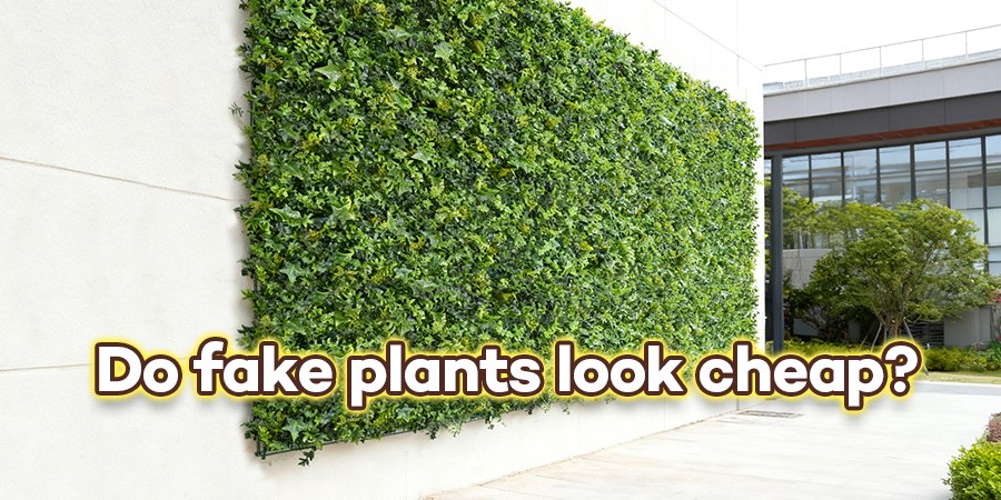 Do fake plants look cheap