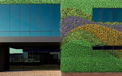 Large-Scale Commercial Green Wall