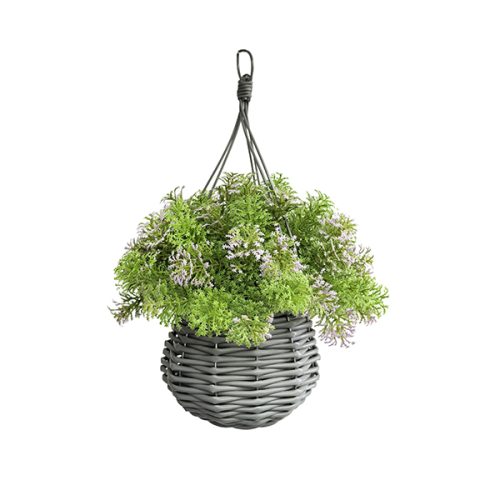 Artificial Hanging Plants Artificial Hanging Greenery Basket with Houttuynia Cordata