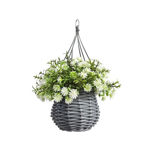  Artificial Hanging Flower Basket UV Resistant
