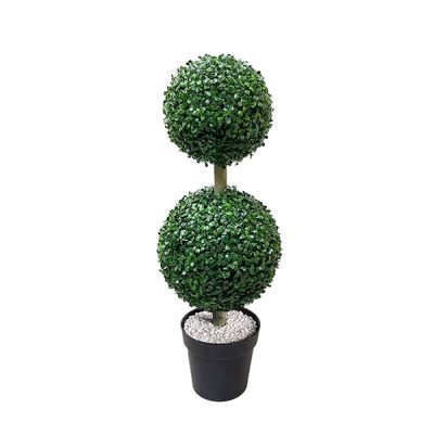 Boxwood Double Ball Topiary Artificial Tree