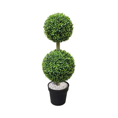 Boxwood Double Ball Artificial Topiary Tree