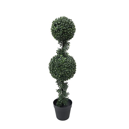 Uncategorized Lifelike Artificial Double Ball Topiary Tree