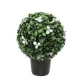 Artificial White Gardenia Topiary Tree