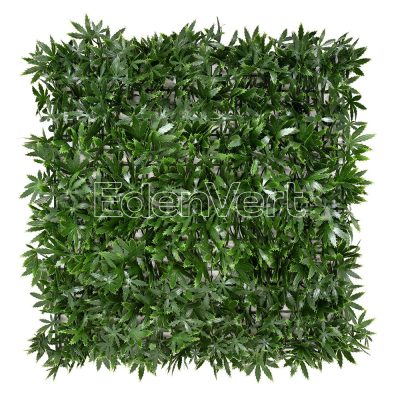 Artificial Green Maple Leaf Wall Panel