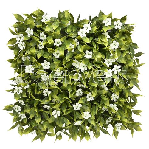 Artificial Hedge Artificial Sakura (White Cherry Blossom) Wall
