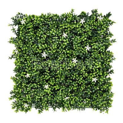 Classic Artificial English Boxwood Hedge Panel