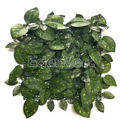 Artificial Scindapsus and Rose Leaf Mixed Wall