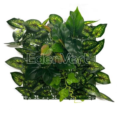 Premium Artificial Caladium Mix Living Wall