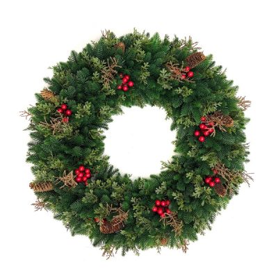 Christmas Red Berry Pine Wreath