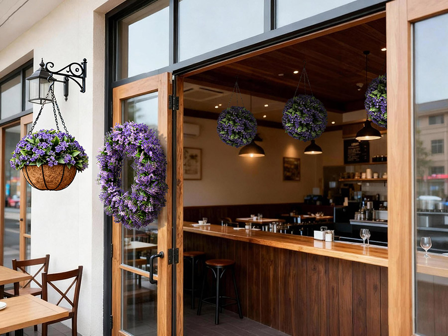 What are the wreath trends for 2026? 2 front door wreaths