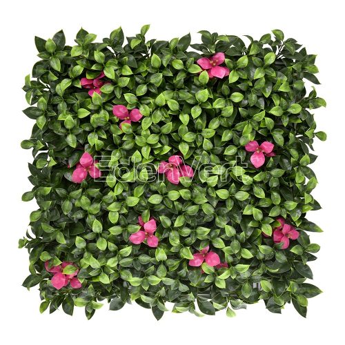 Uncategorized Bright Red Floral Artificial Gardenia Wall Panel