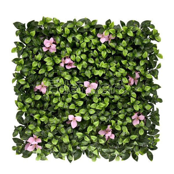 Pink Flower Artificial Gardenia Greenery Panel
