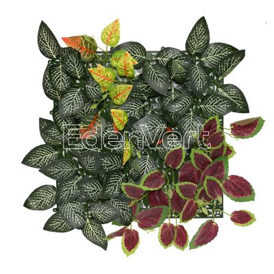 Tropical Colorful Faux Foliage Panel