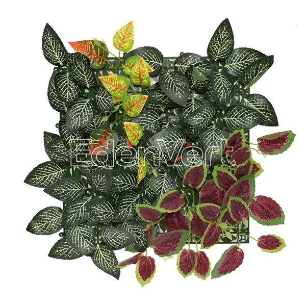 Tropical Colorful Faux Foliage Panel