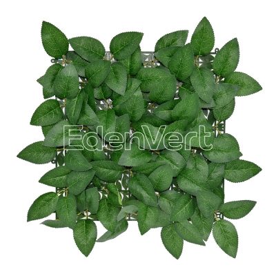 Artificial Rose Foliage Wall Panel