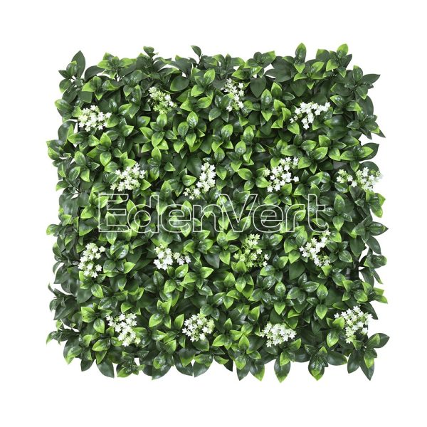 Realistic Artificial Gardenia Hedge Panel