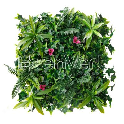 Lush Forest Faux Green Wall Panel