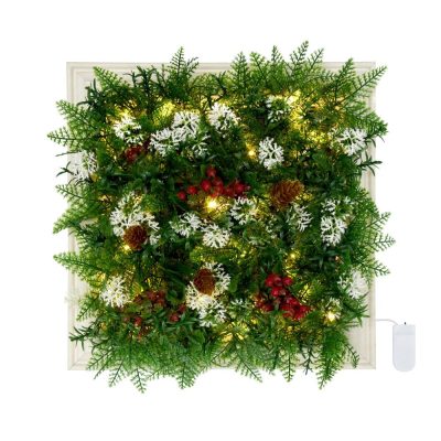 Christmas Greenery Wall Frame