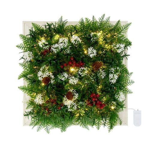  Christmas Greenery Wall Frame
