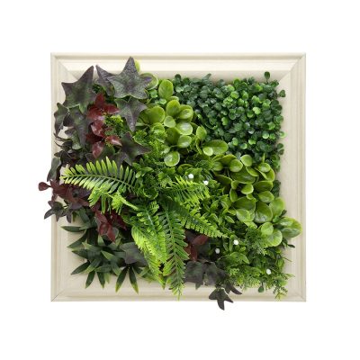 Framed Faux Greenery Decor