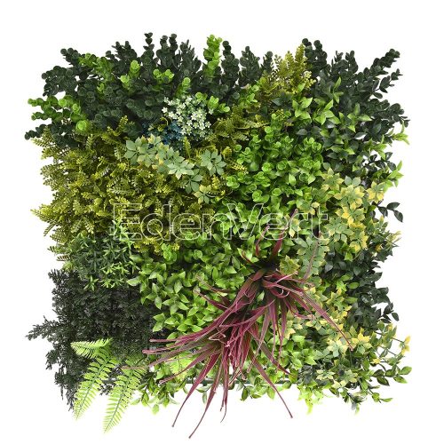 Artificial Vertical Garden Heaven Blue Artificial Plant Wall Panel