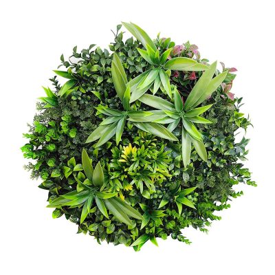 UV Resistant Artificial Plant Wall Disc