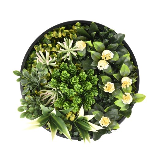  Artificial Green Wall Round Frame