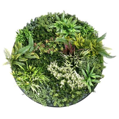 Artificial Greenery Disc for Wall Decoration